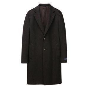 마에스트로 [콜롬보] 다크브라운 캐시미어 100% 체스터 코트 MACO4D001W3