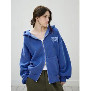미니멀프로젝트 로우 투웨이 헤비웨이트 피그먼트 기모 릴렉스 핏 후드집업 MZT119 / 6COLOR W