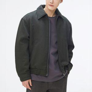 [스파오] [울블렌드] 파이핑 블루종 (퀼팅) (SPJJF11M05-O)