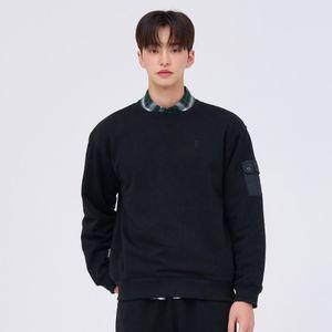 체이스컬트 남성 소매포켓 맨투맨 티셔츠-EERK5134B03