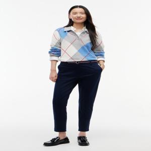 벨티드 슬림 스트레이트 치노팬츠