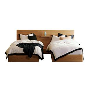 (주)시몬스 [2개묶음] D2178A. 뷰티레스트 퓨전. 슈퍼싱글+슈퍼싱글 침대+협탁 101