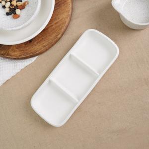 테이블코드 아이다 노르딕 찬기 반찬 그릇 도자기 3칸나눔접시