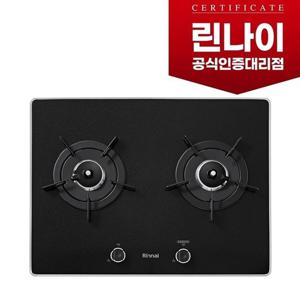 린나이코리아 RBR-P2501D 린나이2구 빌트인가스레인지/펄크리스탈 가스쿡탑