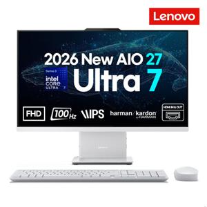 레노버 레노버 아이디어센터 일체형PC 27ILL11 U7 256V 16GB 256GB OS미포함 올인원PC 데스크탑 F0JW0017KR
