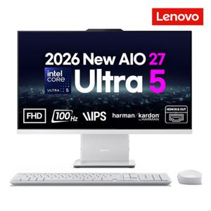 레노버 레노버 아이디어센터 일체형PC 27ILL11 U5 226V 16GB 256GB OS미포함 올인원PC 데스크탑 F0JW0016KR