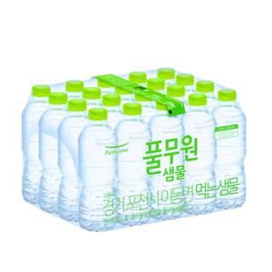 풀무원샘물 무라벨 생수 500mlx20개 생수 샘물 안전한물 미네랄워터