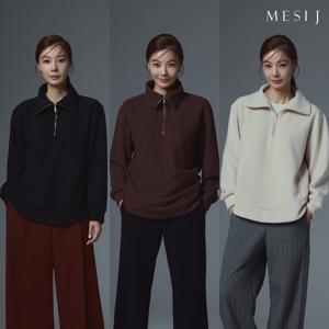 [배우 윤소이가 선택한]메시제이 포근 집업 블라우스 3종