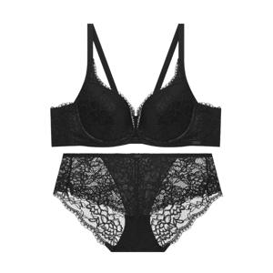 [게스언더웨어] E834 BK 커버업 레이스 볼륨 브래지어  여성레이스팬티세트 GEWBR834+PT834 GEWBR834