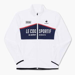 [르꼬끄] 남녀공용 AGA 경량 트리코트 트랙탑 QP221GFT49 OFF WHITE QP221GFT49OWT