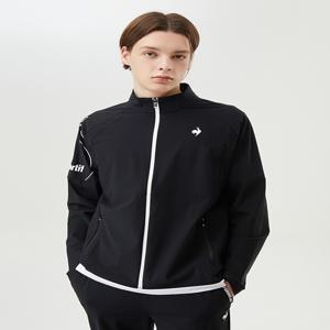 [르꼬끄] 남녀공용 AGA 트리코트 트랙탑 QP123GFT21 BLACK QP123GFT21BLK