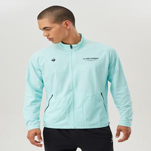 [르꼬끄] 남녀공용 AGA 경량 트리코트 트랙탑 QP223GFT45 LIGHT MINT BLUE QP223GFT45LMB