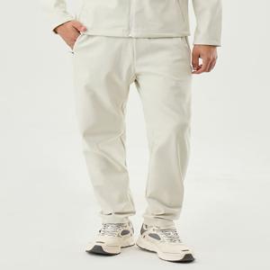 [르꼬끄] 남녀공용 트리코트 기모 트랙팬츠 QP423EFPO1 WHITE GREY  QP423EFPO1WGR