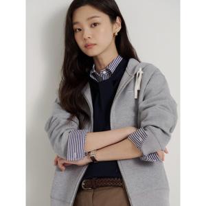 (빈폴레이디스) [Essential] 네오프렌 투웨이 후드집업 그레이 BF6841C093