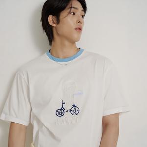 [빈폴] [정희기] 링거 반소매 티셔츠 - 화이트 (BC6742K051)