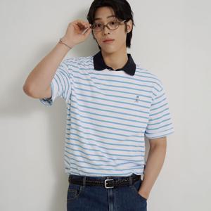 [빈폴] [정희기] 스트라이프 반소매 티셔츠 - 화이트 (BC6742K041)