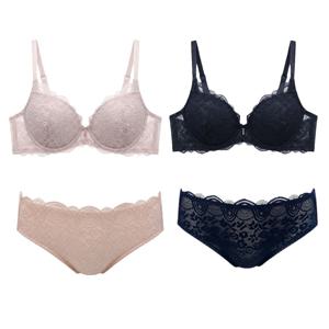 [비비안]   볼륨업 플라워스캘럽레이스 브라햄팬티세트 2컬러택1  BR0852A/BP BR0852ABP