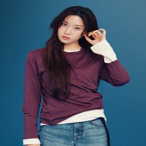 [지오다노] 티셔츠 여성 무지 라운드 기본 레이어드 긴팔티 326903 690332