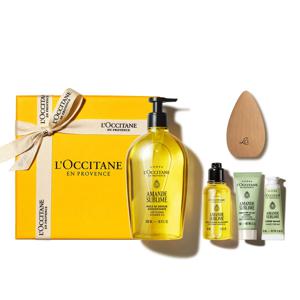 [록시땅][기프트][단독]아몬드 샤워 오일 500ml 세트(+3종 디럭스+바디괄사)