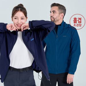 남여공용 초경량 홑겹 주머니 패커블 바람막이 자켓 (3COLOR)