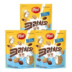 [포스트]포스트 크리치오 쿠키 400g X 3개 시리얼 초코맛 (32966001)