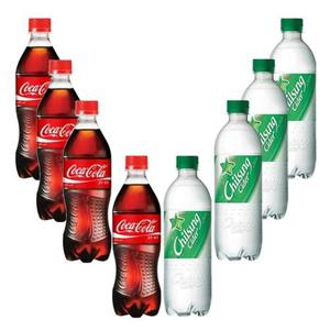 코카콜라 500ml 10개 칠성사이다 500ml 10개 총20개(업소용)