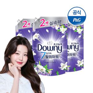 다우니 초고농축 섬유유연제 탈취파워 화이트티와릴리 1.6Lx3개