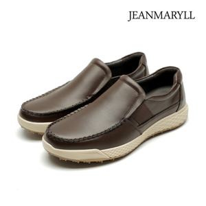 [무료배송][Jean Maryll] Stylish 소가죽 남성 캐주얼 스파이크 로퍼/골프슈즈