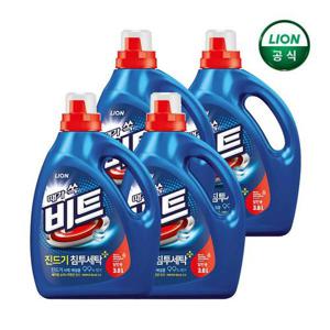 [비트]액체 세탁세제 진드기 3L 용기 일반용 x 4개