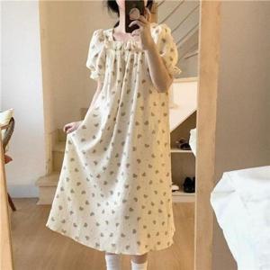 잠옷 공장 커플잠옷 홈웨어 원피스잠옷 수면잠옷 잠옷 파자마 여름 WFNVXY1
