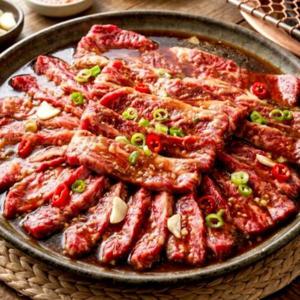[대용량 1KG] 황제 양념 소갈비살 구이 대용량 1kg (5인분 구성)