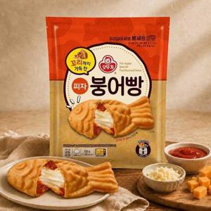 갤러리아_오뚜기 꼬리까지 가득 찬 피자붕어빵 520g 2개