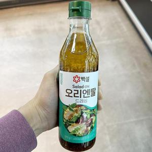 백설 샐러드온 오리엔탈 드레싱 595g x 1개 아이스박스포장 kk88734