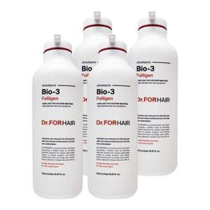 닥터포헤어 바이오3 폴리젠 탈모완화 샴푸 500ml 4개 Ss