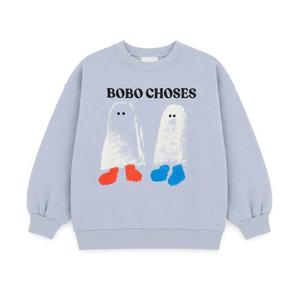 보보쇼즈 26FW 키즈 부티 고스트 플리스 아동 주니어 긴팔티 티셔츠 B226AC031