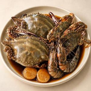 암꽃게 새우 관자 간장 모둠장 2.5kg