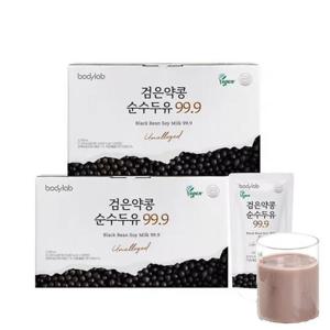 [일억별]바디랩 검은약콩 순수두유 99.9 20포 x 2박스 (총 40포) (51149672)