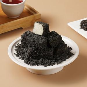 [청년떡집] 명례헌 흑임자 인절미 1kg (제대로 진한 흑임자 고물)