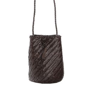 [드래곤디퓨전] 26FW (8838 DK BROWN) [예약판매 0902~순차배송] 여성 폼폼 더블 점프 숄더백