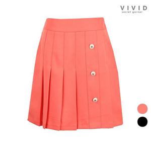 [비비드 시크릿가너]VIVID 여성 플리츠 골프 테니스 치마바지