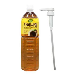 대상 카페시럽 1.5L 1개+펌프 1개 커피시럽