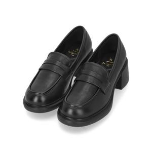 [엘칸토]여성 소가죽 청키 로퍼힐 6cm LCWD43U613_YS