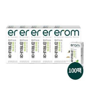 [이롬]황성주 박사의 국산콩 두유 발아약콩 100팩(190ml x 20입 x 5박스).