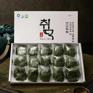 [푸드맛남] 강원도 정선 수리취 인절미 750g 15개 (선물상자)