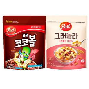 포스트 오곡코코볼1kg+크랜베리아몬드1.1kg