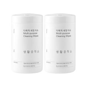 [생활공작소] 다목적 세정티슈 150매 x 2개
