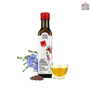 프린치피 유기농 엑스트라버진 아마씨유 냉압착 아마씨오일 기름 250ml