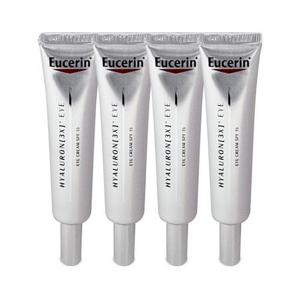 유세린 하이알루론 3X 아이크림 15ml (휴대용) 4개 Ss