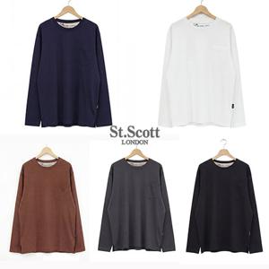 [St.Scott] 세인트 어센틱 오가닉 코튼 블렌디드 티셔츠 5종(남)