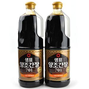 코스트코 샘표 양조간장 701 3.4L (1.7L x 2병) 발효지수(T.N) 1.7%